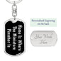 Miniature Pinscher's Home v2 - Luxury Dog Tag Keychain