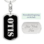 Otis v3 - Luxury Dog Tag Keychain