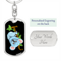 Koala 02-2 - Luxury Dog Tag Keychain