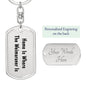 Weimaraner's Home - Luxury Dog Tag Keychain