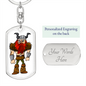 Viking 04 - Luxury Dog Tag Keychain