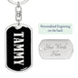 Tammy v02 - Luxury Dog Tag Keychain