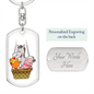 Farm's Animals - Luxury Dog Tag Keychain