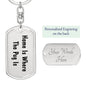 Pug's Home - Luxury Dog Tag Keychain