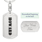 Howard - Luxury Dog Tag Keychain