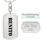Benito - Luxury Dog Tag Keychain