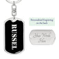 Russel v3 - Luxury Dog Tag Keychain