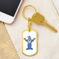 Wizard 01 - Luxury Dog Tag Keychain
