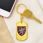 80th Air Assault Brigade (Ukraine) - Luxury Dog Tag Keychain