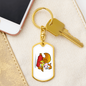 Squirrel - Luxury Dog Tag Keychain