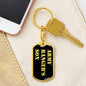 Army Ranger's Son v2 - Luxury Dog Tag Keychain