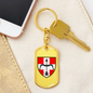 39th Air Defence Missile Regiment (Ukraine) - Luxury Dog Tag Keychain