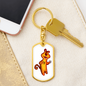 Tiger 03 - Luxury Dog Tag Keychain