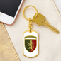 24th Mechanized Brigade (Ukraine) v2 - Luxury Dog Tag Keychain