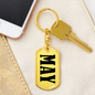 May v01 - Luxury Dog Tag Keychain