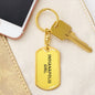 Indianapolis Girl v4 - Luxury Dog Tag Keychain