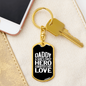 Daddy v2 - Luxury Dog Tag Keychain