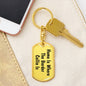 Border Collie's Home - Luxury Dog Tag Keychain