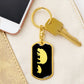 Mama Hippo With 1 Calf v2 - Luxury Dog Tag Keychain