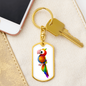 Parrot 01 - Luxury Dog Tag Keychain