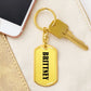 Brittney v01 - Luxury Dog Tag Keychain