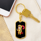 Knight 05-2 - Luxury Dog Tag Keychain