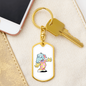 Elephant - Luxury Dog Tag Keychain