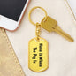 Pug's Home - Luxury Dog Tag Keychain