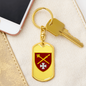 Operational Command West (Ukraine) - Luxury Dog Tag Keychain