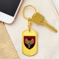 46th Air Assault Brigade (Ukraine) - Luxury Dog Tag Keychain