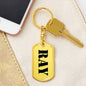 Ray - Luxury Dog Tag Keychain