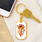 Tiger 02 - Luxury Dog Tag Keychain