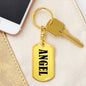 Angel v01 - Luxury Dog Tag Keychain