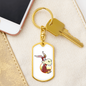 Happy Donkey - Luxury Dog Tag Keychain