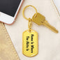 Akita's Home - Luxury Dog Tag Keychain
