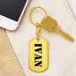 Ivan - Luxury Dog Tag Keychain