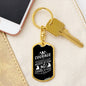 Courage - Luxury Dog Tag Keychain