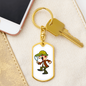 Detective - Luxury Dog Tag Keychain