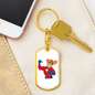 Cowboy - Luxury Dog Tag Keychain