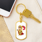 Knight 05 - Luxury Dog Tag Keychain
