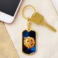 Zodiac Sign Aries - Luxury Dog Tag Keychain