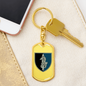 73rd Maritime Special Operations Center (Ukraine) - Luxury Dog Tag Keychain