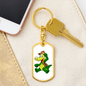 Crocodile - Luxury Dog Tag Keychain