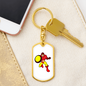 Superhero 01 - Luxury Dog Tag Keychain