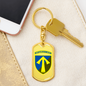 57th Motorized Infantry Brigade (Ukraine) - Luxury Dog Tag Keychain