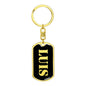 Luis v3 - Luxury Dog Tag Keychain