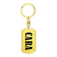 Cara v01 - Luxury Dog Tag Keychain