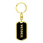 Wendell v3 - Luxury Dog Tag Keychain