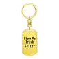 Love My Irish Setter - Luxury Dog Tag Keychain