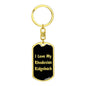 Love My Rhodesian Ridgeback v5 - Luxury Dog Tag Keychain